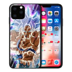 MIM Global Dragon Ball Z Super Tempered Glass iPhone Case Covers Compatible For All iPhones (iPhone 11 Pro, Kamehameha)