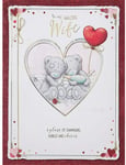 Me To You Bear Beautiful Wife Handmade Valentine's Day Card