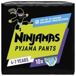 Pampers Ninjamas pyjama Pants Boys, 10 Pyjama Pants, 4-7 Years