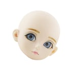 ULTNICE Doll Hair Styling Head Bjd Doll Replacing Openable Joint Head Model Doll Craft Makeup Practice Head Doll Body Replacement Part for Children Toddler
