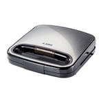 Judge JEA77 Non-Stick Toasted Sandwich Maker for 2 Toasties with Easy Clean Seal & Cut Plates, Cool Touch Handle, 750W, Satin Stainless Steel Finish - 2 Year Guarantee
