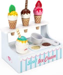 SOKA Mini Ice Cream Shop Pretend Play Toy Set Interactive Role Game... 