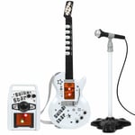 Kids Electric Rock Star Guitar & Microphone Karaoke Set Amplifier Musical Toy