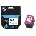 Original HP 304 Colour Ink Cartridge For DeskJet 2620 Inkjet Printer