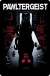 Small Metal Tin Sign: PAWLTERGEIST -cat poltergeist ghost horror film movie gift