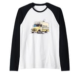 Awesome Childhood Memories with this Ice Cream Truck Outfit Raglan Baseball Tee