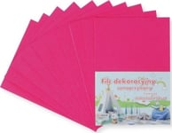 A4 Självhäftande Filt Rosa 20X30cm 10St Edukamp