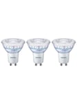 Philips LED-glödlampa Spot 2.6W/922-927 (35W) 36° WarmGlow Dimmable 3-pack GU10
