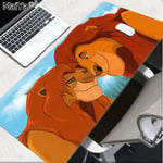 Maiya personnalisé peau Lion roi Simba dessin animé joueur de jeu bureau ordinateur portable en caoutchouc tapis de souris livraison gratuite grand tapis de souris claviers tapis - nan