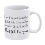 Came to Life When First Kissed You Ceramic Coffee Mug Unique Valentines Day Wedding Novelty Funny Tea Cup Mug White 11 Oz Christmas Birthday Gift for Men Women