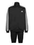 Primegreen Essentials 3-Stripes Track Suit Tops Sweat-shirts & Hoodies Tracksuits - Sets Black Adidas Sportswear