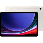 Samsung Galaxy Tab S9 11 Tablet - Beige 256GB Storage - 12GB RAM - WiFi  - Bundle with Samsung Original Slim Keyboard Cover
