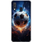 Samsung Galaxy A40 Transparent Mobilskal Flygande boll