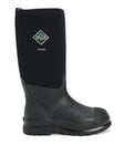 Muck Boots Mens Chore Classic High - Black, Black, Size 9, Men