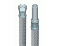 E.M.S Anslutningsslang R15 x 10mm slätända invändig gänga med lekande mutter 500 mm