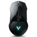 Rapoo VT950Q 16000 DPI 11 Buttons  Gaming Display Programming Wireless Gaming Mouse, Support Qi Wireless Charging(Black)