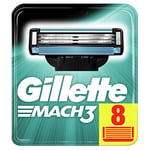 Gillette Mach3 Razor Blades, 8 Refills