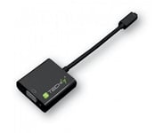 Techly Idata Hdmi-Vga5, Vga (D-Sub), Hdmi Typ D (Micro), Hankoppling, 1920 X 1080 Pixlar, 1,65 Gbit/S, Svart