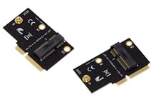 KALEA-INFORMATIQUE M2 E Key to miniPCIe adapter for Intel AX200 9260 8265 8260 7265 boards