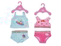 Baby Born Underwear 2 Assorted, Dockunderkläder, 3 År, 44,75 G