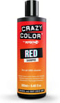 Crazy Color Vibrant Color Shampoo - Red for Unisex 8.45 Oz