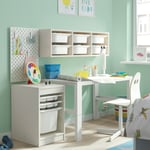 IKEA IKEA TROFAST förvaringskomb med back/brickor, vit/vit, 34x44x56 cm 34x44x56 cm