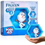 WOW! PODS 4D Disney Frozen Olaf, Connectable Collectable Bobble-head figure that Bursts from their World into Yours, Wall or Shelf Display, Disney Toys and Gifts, Series 1 no. 425