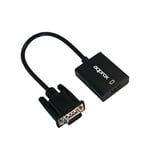 VGA till HDMI-adapter med ljud ca! APPC25 3,5 mm Micro USB 20 cm 720p/1080i/1080p
