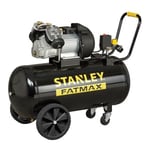Stanley Fatmax Compresseur professionnel, compresseur d'air lubrifié, horizontal, 3 ch, 10 bar, cuve 100 L - black