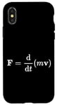 iPhone X/XS Newton second law, fundamentals of physics and science Case