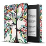 TNP Case for Kindle Paperwhite 10th Gen / 10 Generation 2018 Release - Slim Light Smart Cover Sleeve with Auto Sleep Wake Compatible with Amazon Kindle Paperwhite 2019 2020 Version (Life Love Tree)