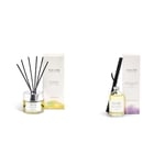 NEOM- Feel Refreshed Reed Diffuser, 100ml | Lemon & Basil Essential Oil | Scent to Boost Your Energy & Pefect Night's Sleep Reed Diffuser Refill & Reeds, 100 ml, White