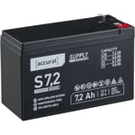 Accurat - Supply S7 12V Batterie Décharge Lente 7.2Ah agm Solaire au plomb 151 x 65 x 93,5 mm