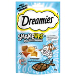 Dreamies Shakeups Multivitamins Snacks - Økonomipakke  Seafood Festival (6 x 55 g)