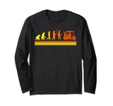 Evolution of Golf From Early Man to Modern GOLFER Long Sleeve T-Shirt
