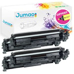 4 Toners cartouches type Jumao compatibles pour HP LaserJet Pro MFP M130fw, Noir