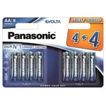 Panasonic Batterier Evolta AA 8-pack -