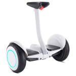 QINGMM Hoverboard,Allterrain Two Wheel Smart Electric Self Balancing Scooter,with Bluetooth Speaker And LED Lights, for Adult And Kids,White