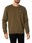Tommy JeansRegular Fleece Sweatshirt - Drab Olive Green