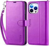 TUCCH Case for Iphone 14 Pro Max (6.7") 2022 5G, Magnetic PU Leather Wallet Case