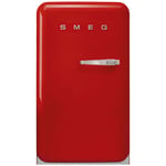 SMEG - 50's Style Jääkaappi vasenkätinen FAB10L Punainen