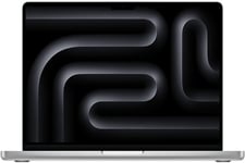MacBook Pro 14" 1To SSD 16Go RAM Puce M3 CPU 8 cours GPU 10 cours Argent Nouveau