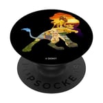 Disney The Lion King Older Simba Silhouette With Nala PopSockets Swappable PopGrip