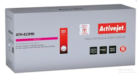 Activejet ATH-415MN Cartouche de Toner pour imprimantes HP ; Remplacement HP 415A W2033A ; Supreme ; 2100 Pages ; Violet avec Puce