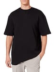 Urban Classics Men's Oversized Sweat Tee T-Shirt, Black, 4XL