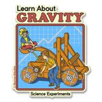 Steven Rhodes - Learn About Gravity Sticker, Accessories
