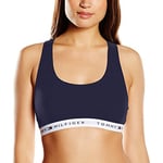 Tommy Hilfiger - Womens Bralette - Iconic Cotton Bra - Racer Back Bra - Tommy Hilfiger Women Underwear - Organic Cotton - Blue