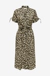 JDY - Skjortklänning jdyeonora 2/4 Midi Shirt Dress Wvn - Beige