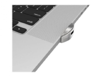 Compulocks Ledge Lock Adapter for MacBook Pro 16 (2019) with Combination Cable Lock - Sikkerhetssporlåsadapter - sølv - med kombinasjonskabellås - for Apple MacBook Pro 16 (Late 2019)