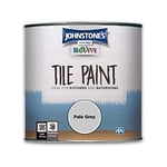 Johnstone's Revive - Tile Paint - Pale Grey - Upcycling Paint - Gloss Finish - 750 ml